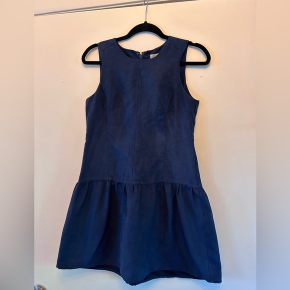 Drop Waist Navy Dress - Picture 3 of 3